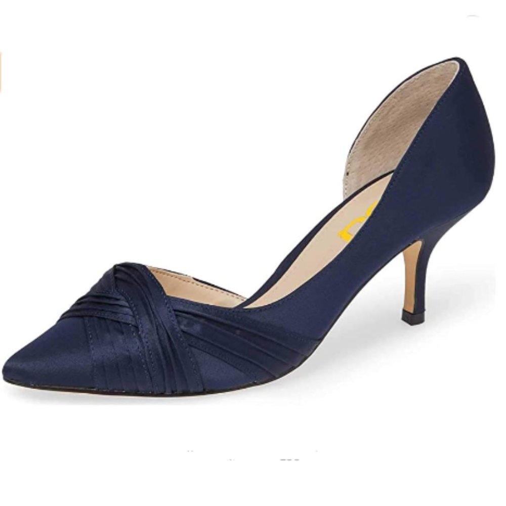 Elegant Navy Blue Heels